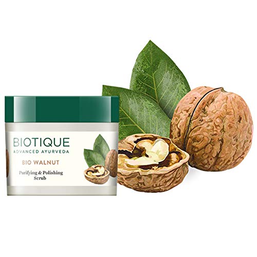 Biotique Exfoliante purificador y pulido de nuez Bio, 50 gm1.76Oz.