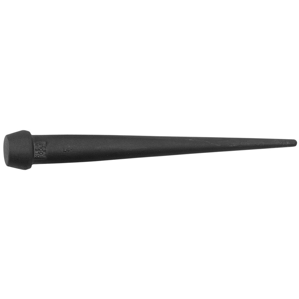 Klein Tools 3256 Pin de toro de cabeza ancha hecho de acero forjado, fabricado en EE. UU., acero con acabado negro, 1-116 pulgadas