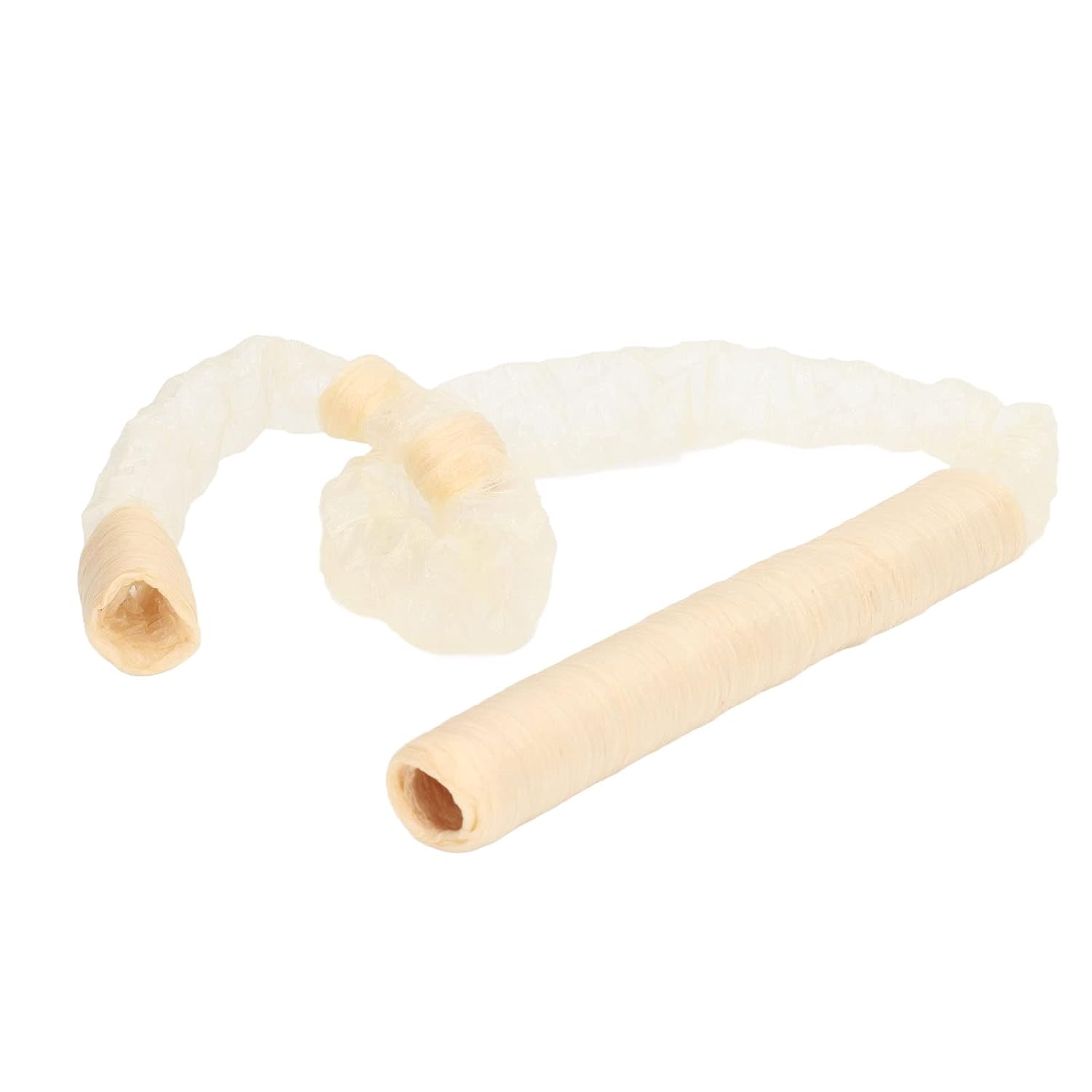 Cubiertas de salchicha de colágeno, transparente comestible de secado en barra de colágeno, tubo de envoltura de salchicha de cerdo seco para