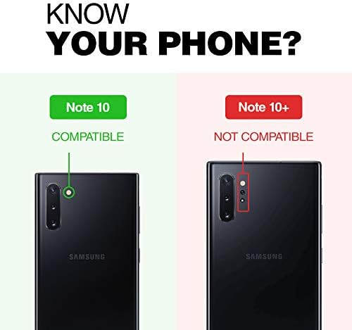 magglass Protector de pantalla de privacidad para Galaxy Note 10, resistente a las huellas dactilares, protector de vidrio templado para Samsung