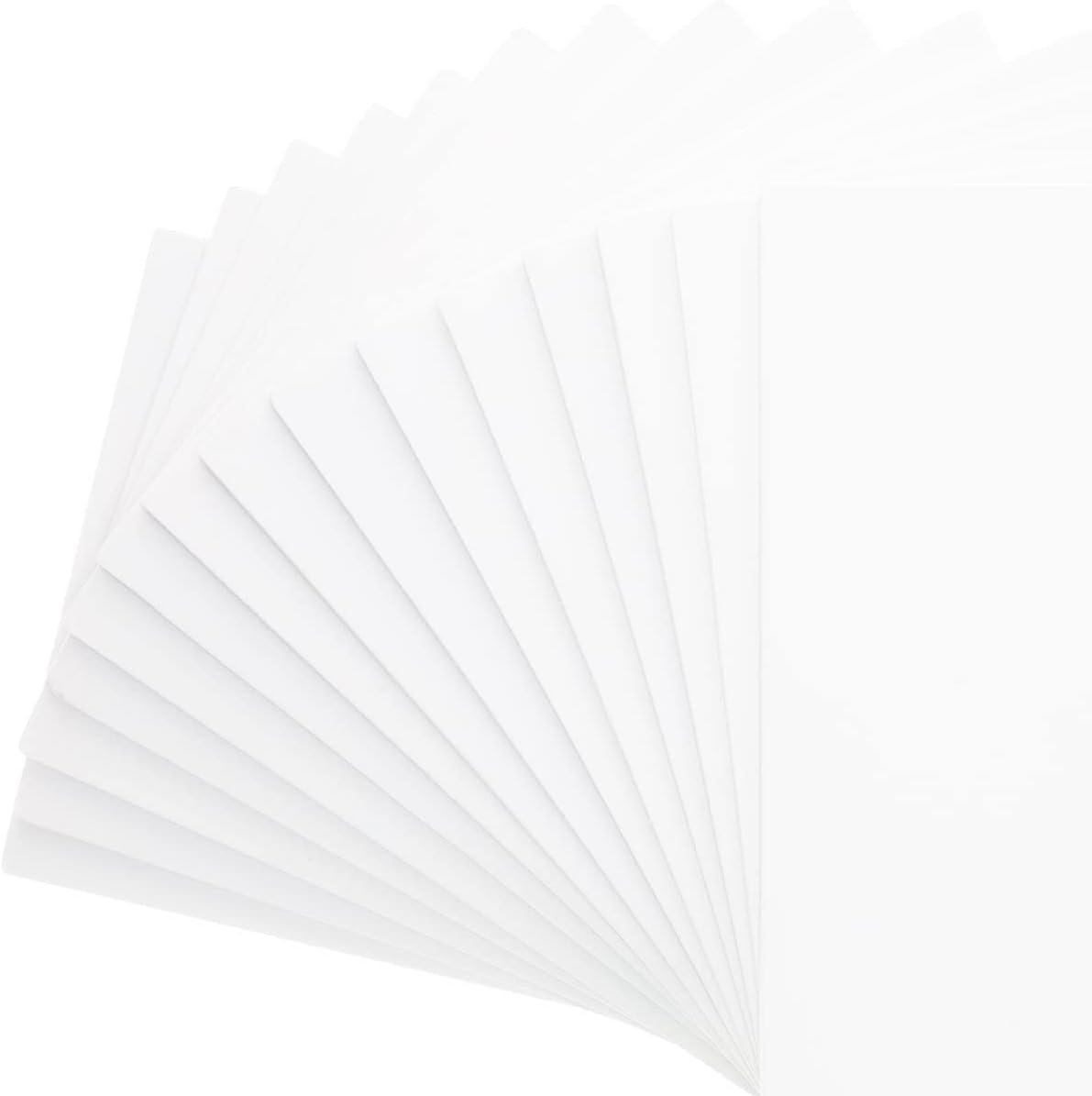 EBL Foam Sheets 9×12″ 0.236 in 15pc Blanco