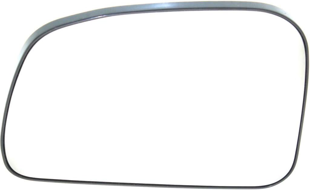 Para Nissan Versa 2007 08 09 10 11 2012 espejo lado del conductor  No calentado  Tipo de vidrio plano  con placa de respaldo  HatchbackSedan