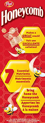 Post Tamaño familiar de cereales de panal, 20.99 oz21 onzas, caja importado de Canadá
