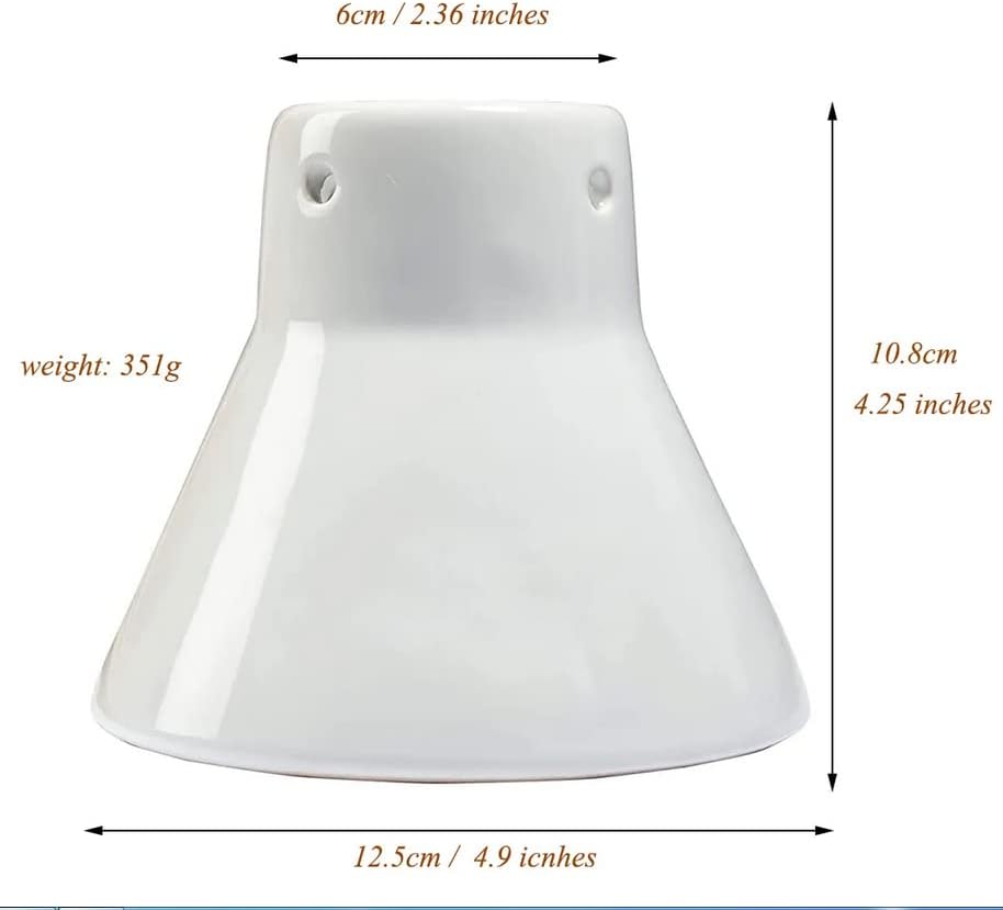 Plutreas Estante de cerámica para asador de pollo, lata de cerveza, soporte de pollo vertical aves de corral pollo para cocinar accesorios para