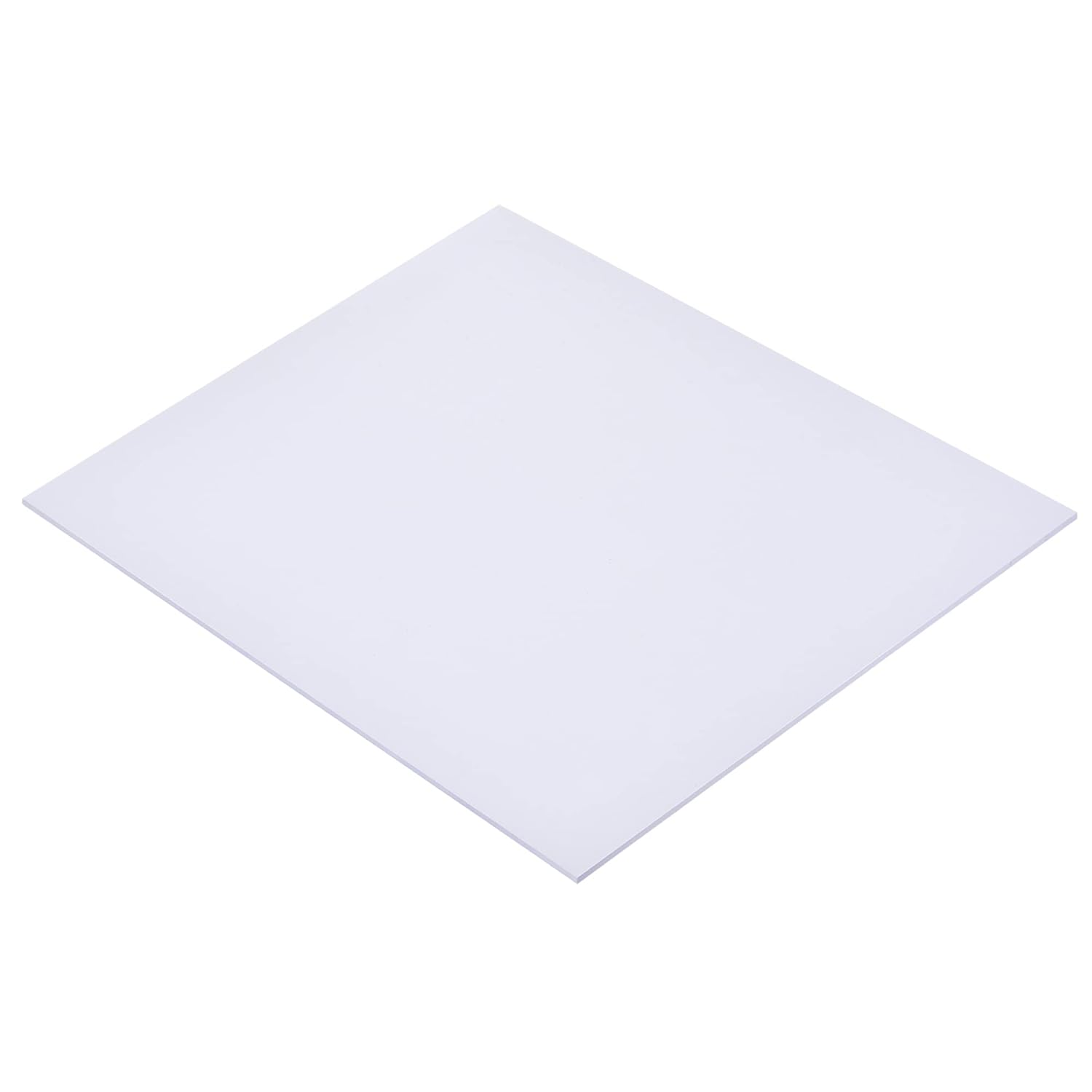 MECCANIXITY Hoja de plástico ABS blanco de 10 x 8 x 0.06 pulgadas para modelo de construcción, manualidades de bricolaje, panel, paquete de 4