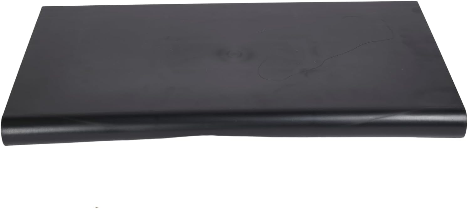 Bullnose – Estante moldeado por inyección negro, 13 pulgadas de ancho x 24 pulgadas de largo