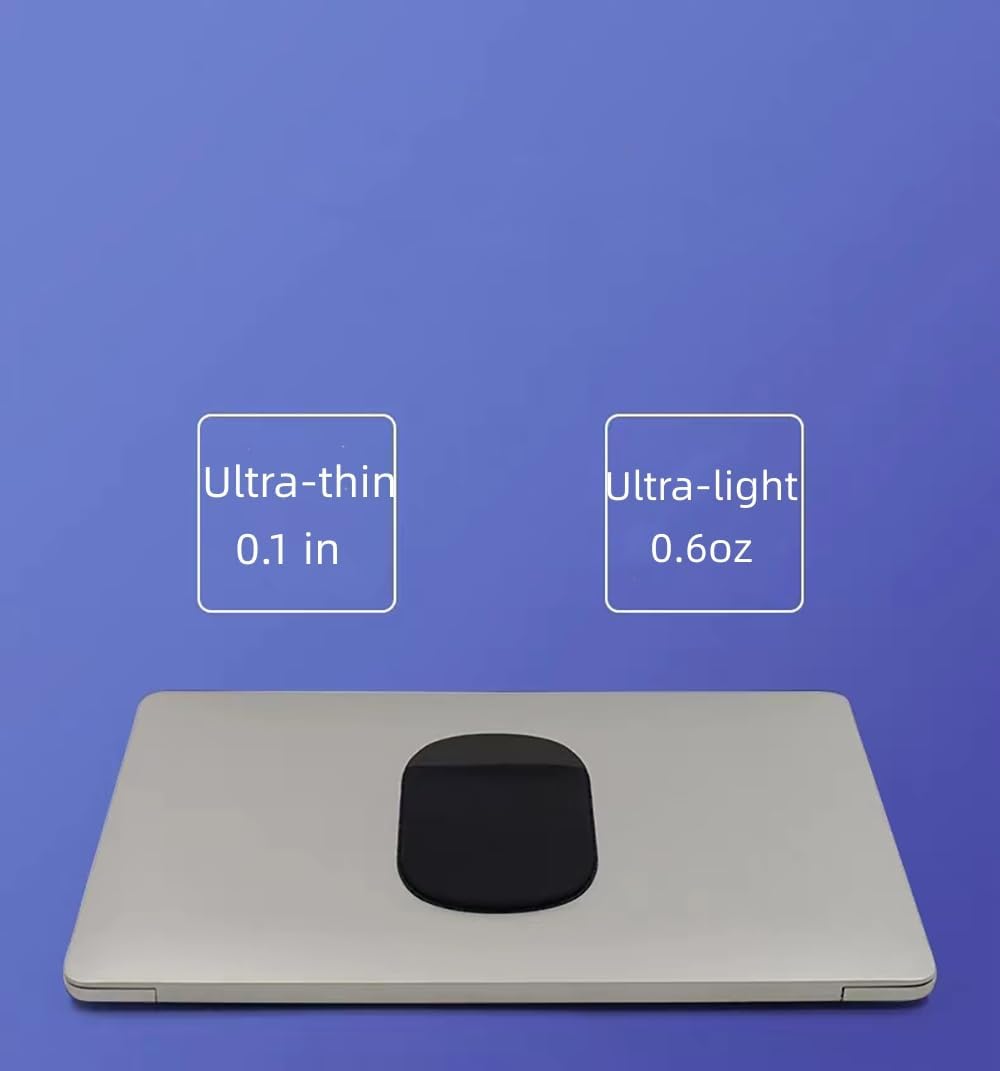 AubRie Bolsa universal para mouse adhesiva, soporte inalámbrico adhesivo reutilizable, sin residuos de pegamento, compatible con Apple Mouse y otros