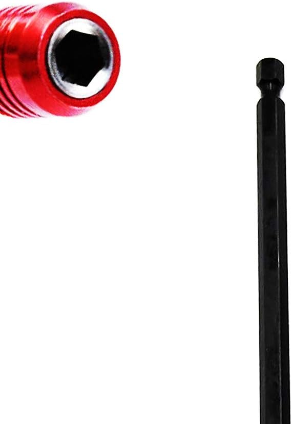 Extensión de broca 3 unids universal de 14 pulgadas vástago hexagonal de liberación rápida kit de soporte de taladro magnético+105 grados de ángulo