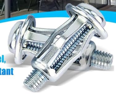 60 tuercas de pétalos de tornillo de expansión, M4-20, M5-25, M6-25, tuerca de metal en forma de pétalo, tuercas de expansión, tuercas de pétalo,