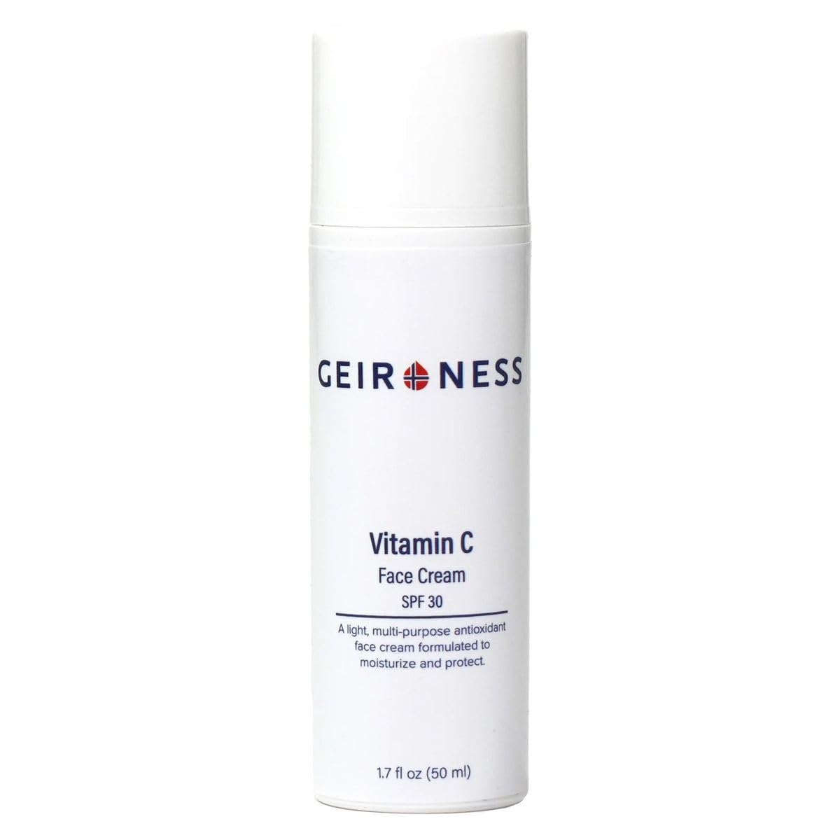 Geir Ness Crema de día con vitamina C – SPF 30 – Crema hidratante de día antienvejecimiento