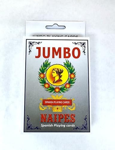 Juego de 10 tabletas de bingo mexicano y naipes gigantes españoles (combinado), tarjeta de lotería mexicana para 10 jugadores, 10 bardos y baraja