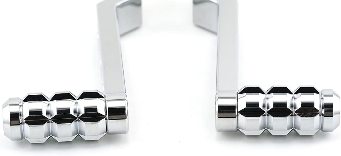 2 piezas de aluminio CNC palanca de cambios de talóndedo del pie de palanca de cambios brazos y clavija de palanca de cambios para Harley Touring FL