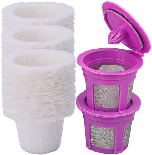 Filtros de café de papel desechables de 200 unidades, filtro de café compatible con cafeteras Keurig de una sola porción 1.0 y 2.0, se adapta a