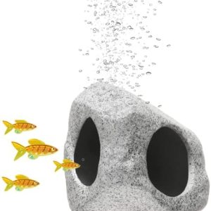 Saim Decoraciones de acuario, cueva apilable, decoración de acuario de cueva, accesorios de pecera, accesorios para escondite de piedras ocultas, Saim Decoraciones de acuario, cueva apilable, decoración de acuario de cueva, accesorios de pecera, accesorios para escondite de piedras ocultas,