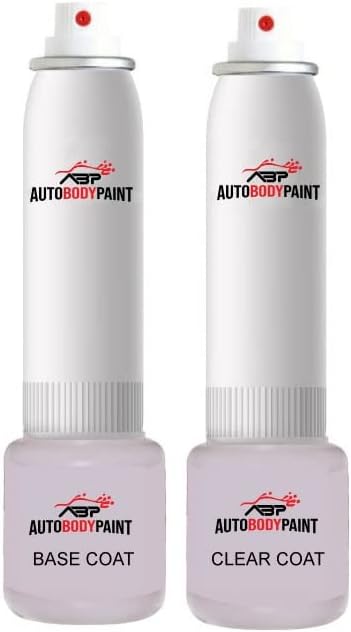 ABP Kit de pintura en aerosol de capa base de retoque más capa transparente compatible con Danubio Green Mica Leganza Daewoo (37U)