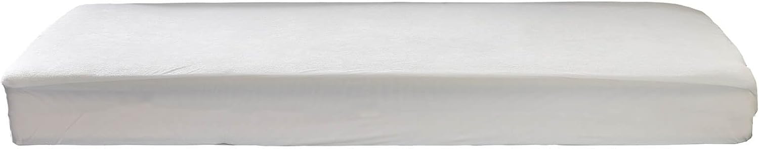 Protector de colchón impermeable tamaño individual  Protector de colchón prémium de rizo de bambú ultra suave y silencioso, transpirable  Funda de