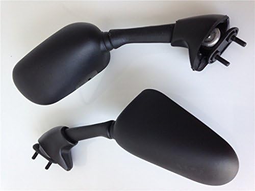 HTTMT MT067-BK Espejos de repuesto OEM negros compatibles con Yzfr6 YZF-R6 2006-2009 Yzfr6S YZF-R6S 2003-2005