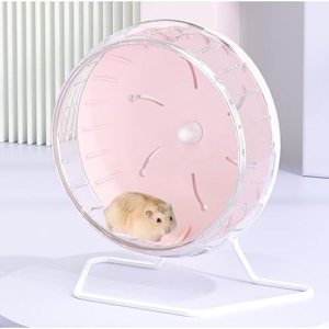 Rueda de ejercicio Chinchillas súper silenciosa, rueda giratoria silenciosa, soporte ajustable para animales pequeños, hámsters, jerbos, ratones, Rueda de ejercicio Chinchillas súper silenciosa, rueda giratoria silenciosa, soporte ajustable para animales pequeños, hámsters, jerbos, ratones,