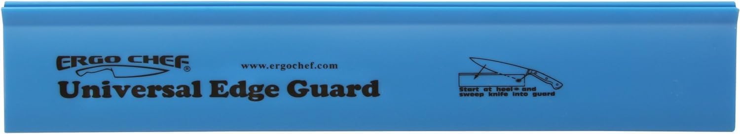 Protector de borde de cuchillo 8 pulgadas x 1.5 pulgadas azul por Ergo Chef