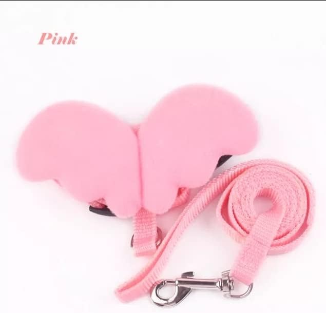 Accesorios para mascotas, correas a juego, juego de arnés de alas de ángel. Gatos, perros, conejos, hámsteres. Chaleco de malla ajustable con correa