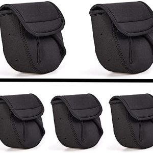 FASANIY Funda protectora para carrete de pesca, carrete giratorio de arrastre, baitcasting, bolsa protectora de pesca, bolsas de pesca, 3 tamaños, 2 FASANIY Funda protectora para carrete de pesca, carrete giratorio de arrastre, baitcasting, bolsa protectora de pesca, bolsas de pesca, 3 tamaños, 2