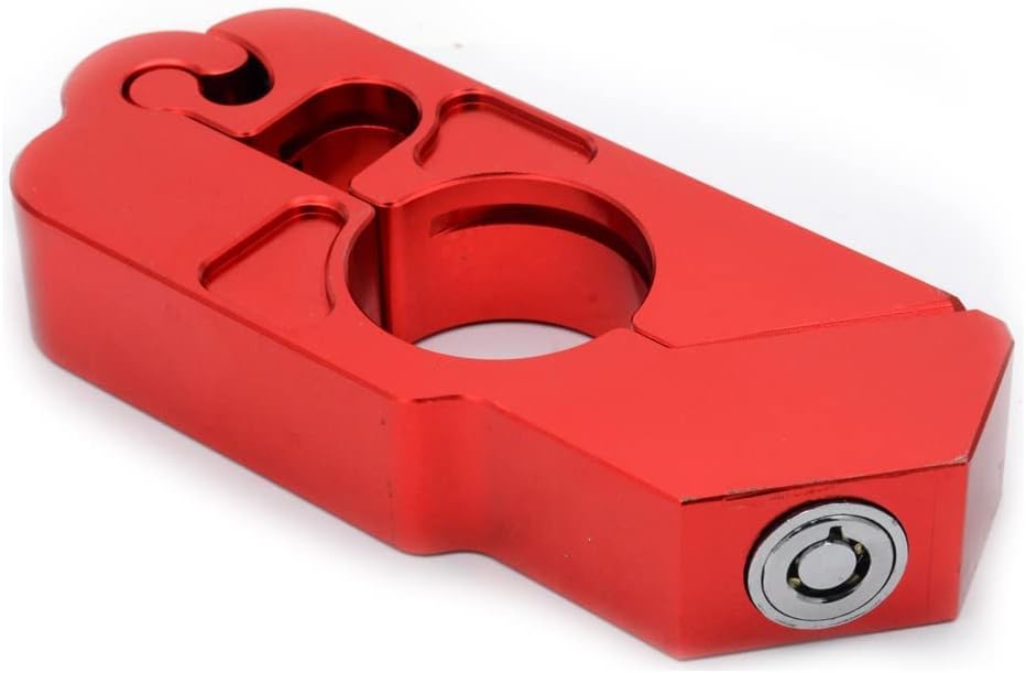 Bloqueo de agarre para motocicleta, bloqueo de seguridad para manillar de bicicleta, resistente, ajustable, antirrobo, para proteger tu motocicleta,