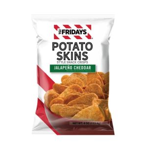 Pieles de Patata TGI Fridays Jalapeño Cheddar NET WT 4 oz (113.4 g) Sin gluten Pieles de Patata TGI Fridays Jalapeño Cheddar NET WT 4 oz (113.4 g) Sin gluten