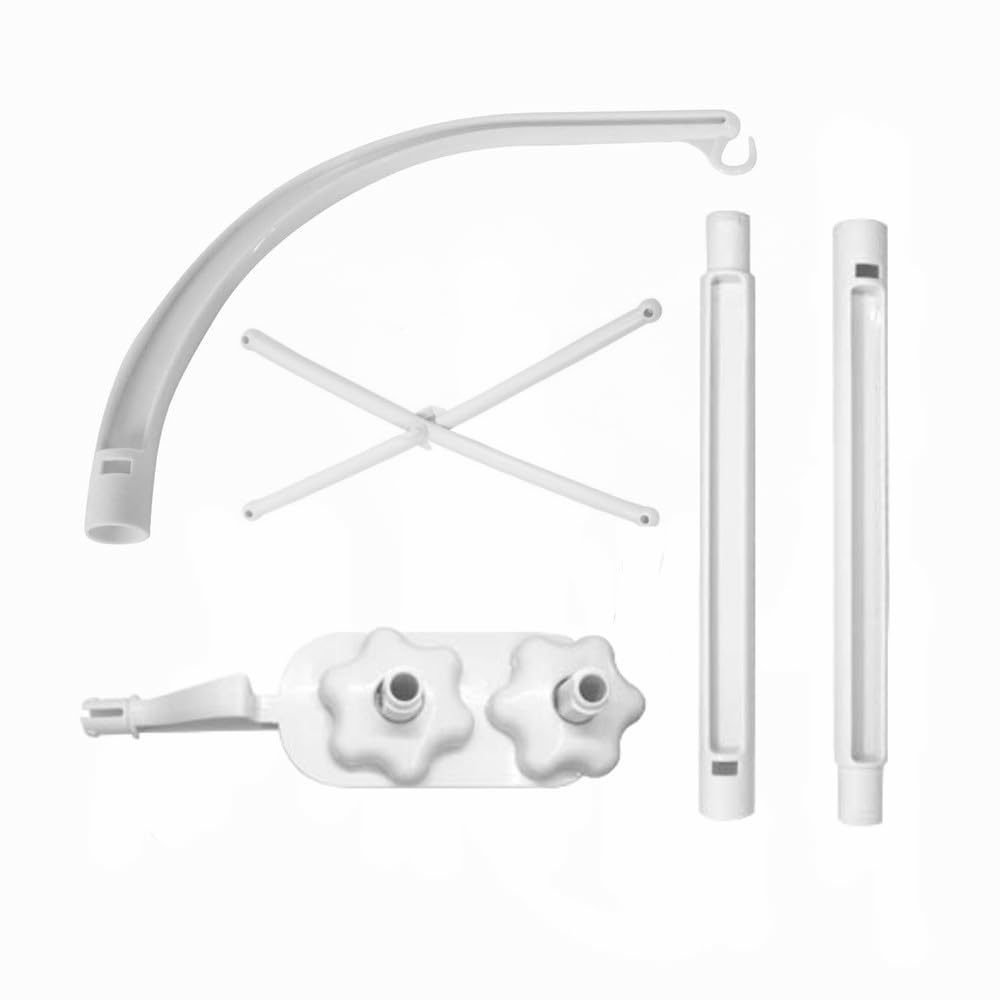 Soporte de sonajero de actividad de cuna de doble tornillo de 37 pulgadas, brazo colgante decorativo para bricolaje, soporte de montaje ajustable,