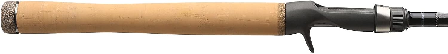 Dobyns Rods Sierra Series – Caña de pescar para lubina de 6 pies y 8 pulgadas, SA682C, acción media rápida, módulo de grafito en blanco con