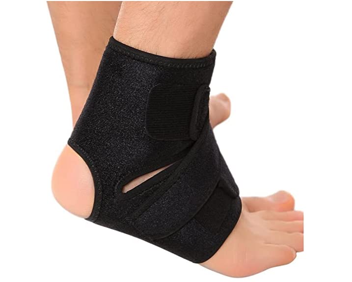2activelife Tobillera ajustable, material de nailon transpirable, súper elástico y cómodo, adecuado para deportes (negro, pequeño)