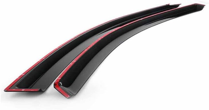 Deflector de ventana compatible con Ni.ssan Altima Coupe 2008-2013, viseras de ventana de 2 puertas, protectores de lluvia, juego de 2 piezas, color