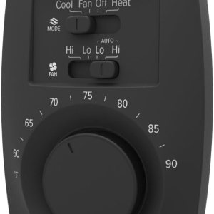 Coleman 9420-351 Termostato de pared fríocalor – negro analógico Coleman 9420-351 Termostato de pared fríocalor – negro analógico