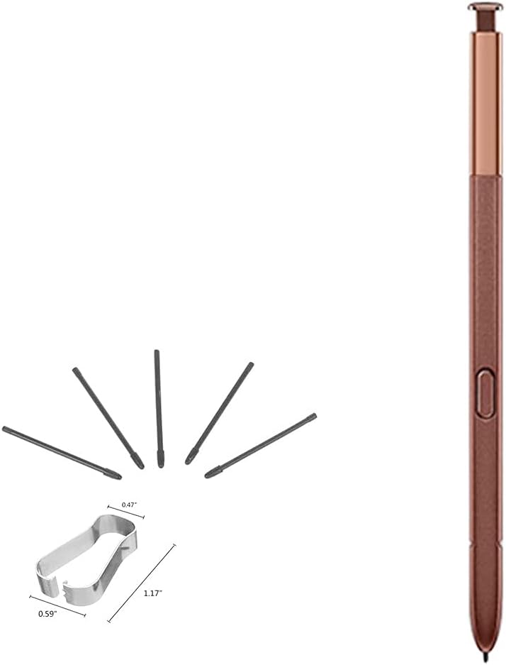 SLAUNT Galaxy Note 9 – Lápiz capacitivo de repuesto compatible con Samsung Galaxy Note 9 N960 (sin Bluetooth) con puntaspuntas + pasador de