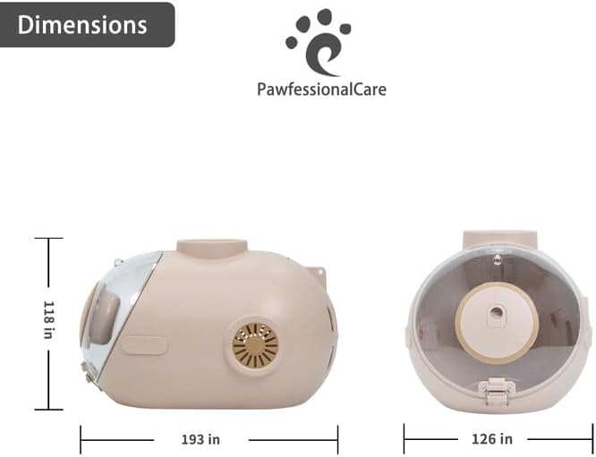 Mochila para gatos y mascotas, mochila submarina transpirable para gatos, cápsula espacial, perros y gatos pequeños y medianos con ventilación para