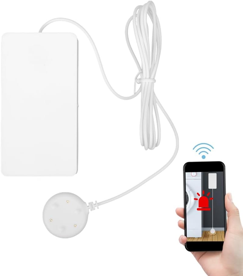 Detector inteligente de fugas de agua WiFi FloodSensor alarma para Tuya, seguridad doméstica, notificación de APP