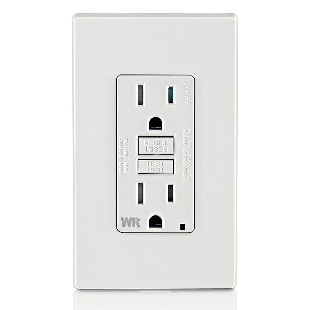 Leviton SmartlockPro receptáculo resistente al clima, comprobación automática, con guía de luz e indicador LED, GIDDS-2493466