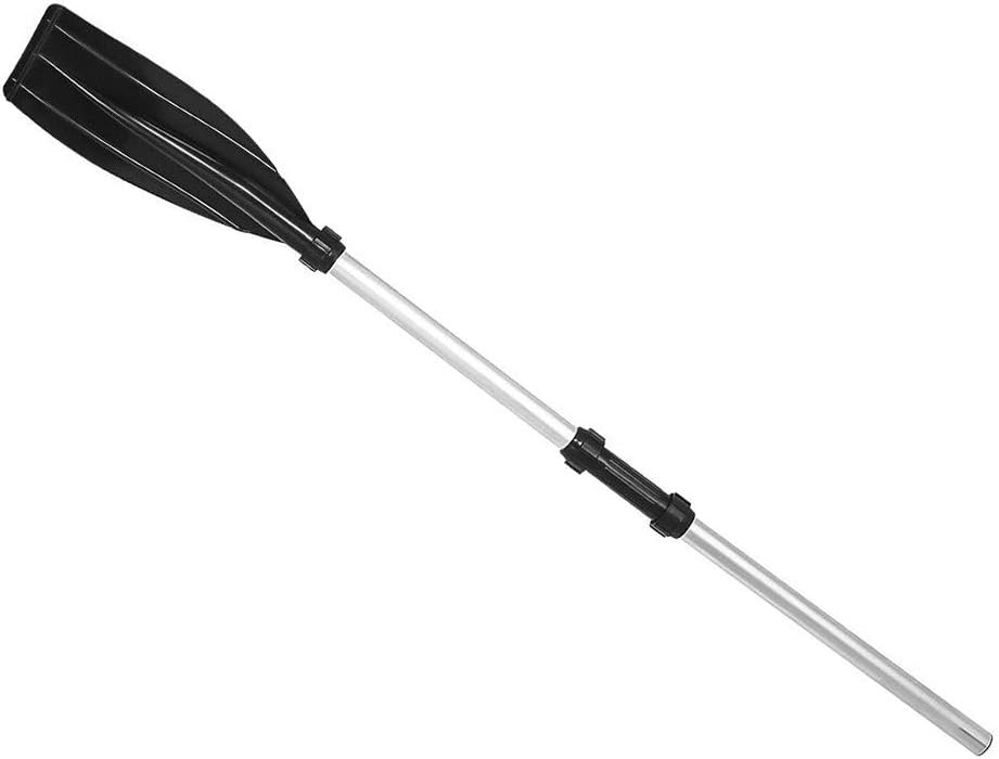TOPINCN Aleación de aluminio ligero acanalado hoja kayak paletas barco remos para todo tipo de actividades acuáticas