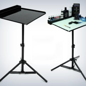 Escritorio portátil con bandeja plegable para estación de trabajo Escritorio portátil con bandeja plegable para estación de trabajo