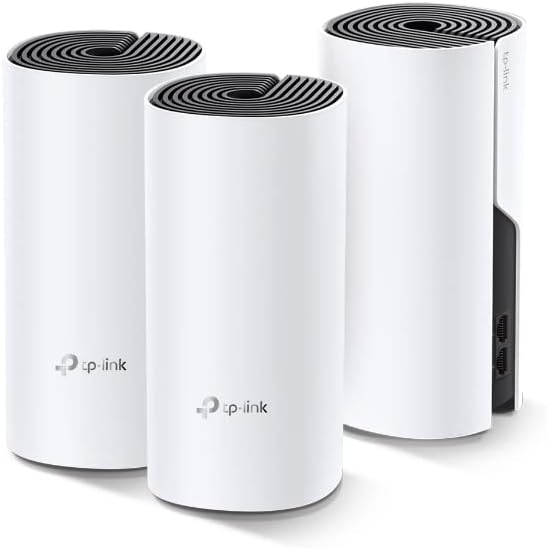TP-Link Deco HC4 AC1200 Sistema Wi-Fi de malla para todo el hogar, paquete de 3 unidades, color blanco