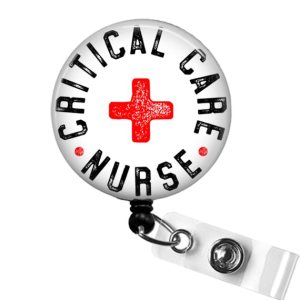 Critical Care Nurse Badge Reel, Retractable Badge ID Holder for Crit Care Nurses, CCN Badge Clip, Nursing Gifts, CCRN Badge, Critical Care Transport Critical Care Nurse Badge Reel, Retractable Badge ID Holder for Crit Care Nurses, CCN Badge Clip, Nursing Gifts, CCRN Badge, Critical Care Transport