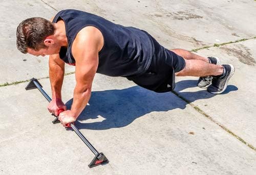 Barra de realce para gimnasio en casa, entrenamiento de estabilidad superior del cuerpo, pecho portátil + constructor de fuerza central