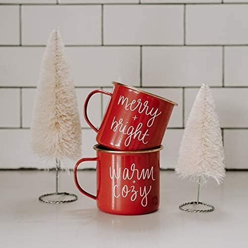 Sweet Water Decor  Taza de café navideña con frases, de acero galvanizado, 18fl oz (532.32 ml), taza de café festiva para mujeres, compañeros de
