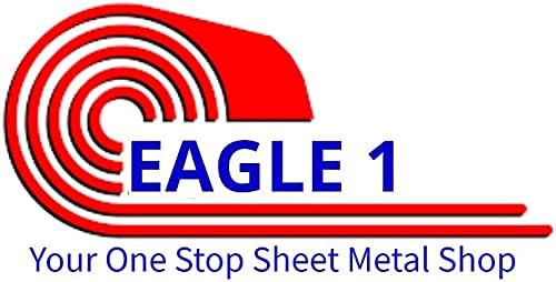 EAGLE 1 Placa de aluminio con relieve de diamante de 8 pies de largo, protector de gravilla para remolque de carga, múltiples anchos (4 pulgadas x 8