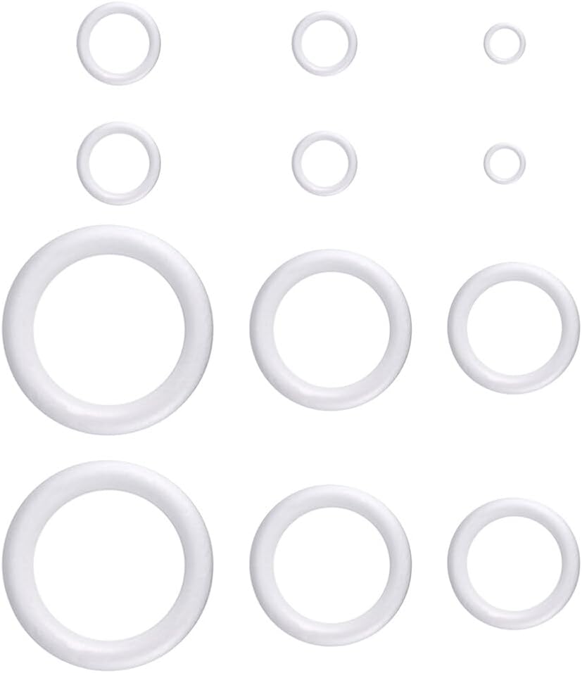 Kisangel 12 unidades de forma de corona de espuma, círculos de espuma para manualidades, discos redondos de espuma floral para proyectos de