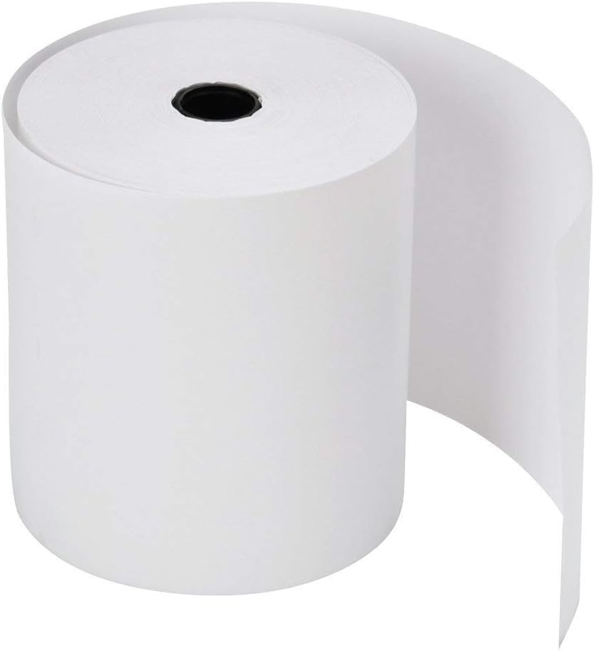 POA (100 rollos) Papel térmico de 3 18 x 230 pulgadas (3.150 in x 229.7 ft), cinta premium para sistema POS cuadrado, rollos de papel térmico de