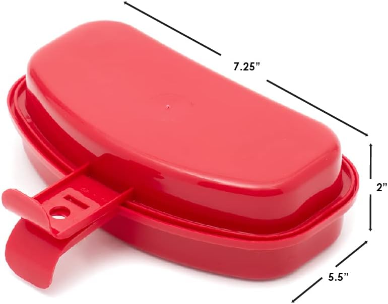 Home Basics Cocedor de huevos para microondas  2 insertos  Cocina una tortilla o huevo individual