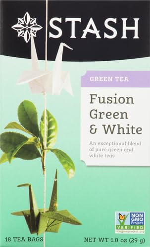 Stash, Té verde y blanco de fusión, bolsas de té, 18 unidades