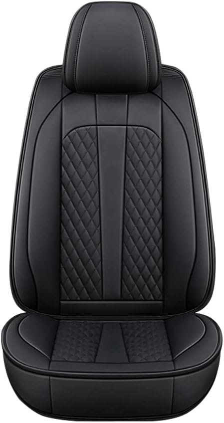 Maimeilong Funda de cuero de lujo para asiento de automóvil para Dacia Sandero, fundas de asiento protectoras impermeables a prueba de arañazos
