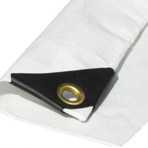 Lona blanca de 6 x 16 pies de 12 mil, extra resistente, toldo reforzado de 3 capas, 6 onzas (aproximadamente 5 pies 6 x 15 pies 6 pulgadas) Lona blanca de 6 x 16 pies de 12 mil, extra resistente, toldo reforzado de 3 capas, 6 onzas (aproximadamente 5 pies 6 x 15 pies 6 pulgadas)