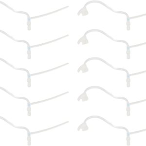 Tubos de sonido, 10 tubos de sonido para dispositivos auditivos, magnifican el sonido compacto de plástico de repuesto, tubos de sonido delgados, Tubos de sonido, 10 tubos de sonido para dispositivos auditivos, magnifican el sonido compacto de plástico de repuesto, tubos de sonido delgados,
